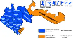 Ленский район и Ненецкий Автономный округ проголосовали больше за Чиркову, чем за Цыбульского. Остальные районы и города проголосовали за Цыбульского