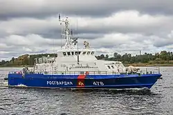 Противодиверсионный катер Росгвардии проекта 21980 «Грачонок».
