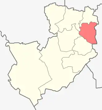 Кийминский район на карте