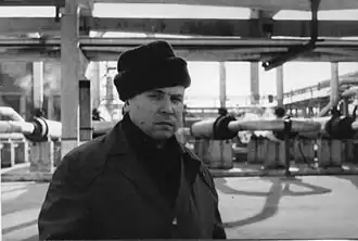 Леонид Платов на съёмках фильма Большая перемена в Ярославле, 1972 год.Фото: Андрей Платов