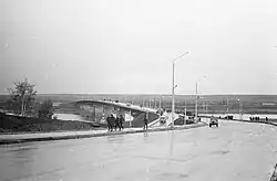 Вид моста сразу после открытия, 1973