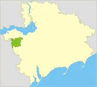 Великобелозёрский район на карте