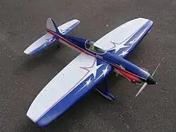 Кордовая пилотажная модель «Shark» с двигателем «Discovery-Retro-60».