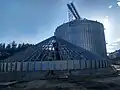 Монтаж силосов на объекте