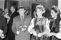 Космонавт П. И. Беляев в Киеве.