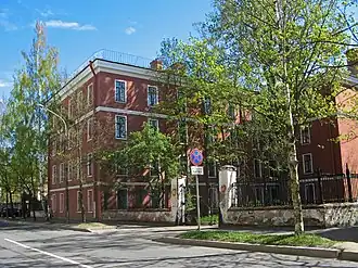 4-й служительский флигель, вид с Флотской улицы