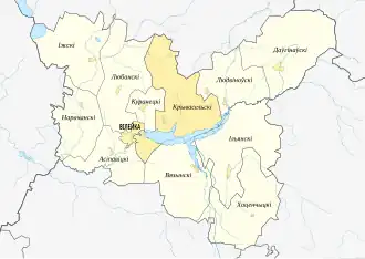 Кривосельский сельсовет на карте