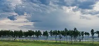 Вид на озеро Южные Улянды с восточной стороны летом 2015 года