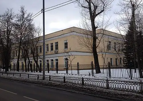 Бывш. Кунцевское коммерческое училище, затем - школа № 1 города Кунцево, постр. 1913 г. (ул. Багрицкого, 4)