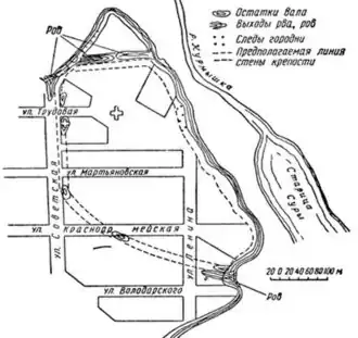 План Курмышской крепости