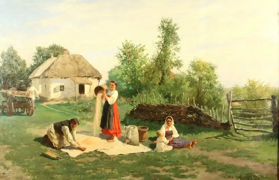 К. А. Трутовский «Лето в деревне», в 1893