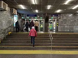 Выход в сторону Ладожского вокзала