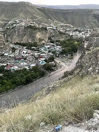 устье р.Ахваха с Андийским Койсу у села Нижнее Инхело