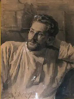 Леонид Лиштван, Портрет художника М. Соколова. Из архива Веры Толстой, правнучки Л.И. Лиштвана(1890-е годы)