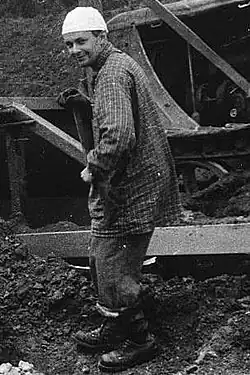 На раскопках в Очёре, 1958 год