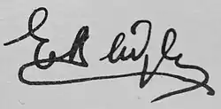 Изображение автографа
