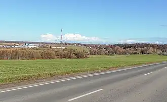 Лобаново. Вид с автотрассы