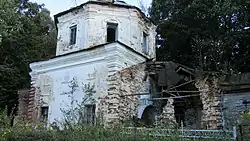 Вид фасада церкви