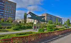 Памятник истребителю Як-1