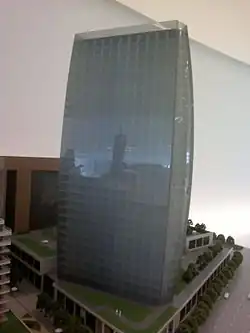 Макет башни в Культурном центре Гейдара Алиева