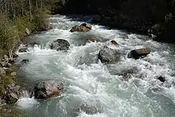 Малая Алматинка в урочище Медеу