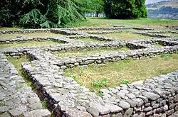 Фундаменты домов в этрусском городе Марцаботто