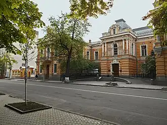 Особняк Либермана на Банковой улице, в котором расположен главный офис НСПУ