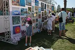 Выставка работ художников, Международная ассоциация работников искусства и культуры за мир, Самара, 2021 год