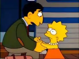 Мистер Бергстром прощается с Лизой