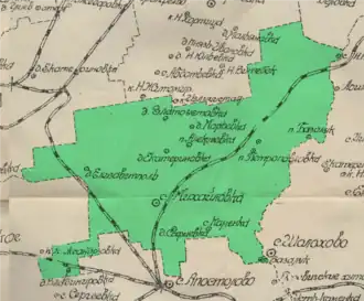 Михайловский район в границах 1925 года