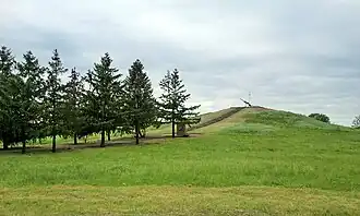 Вид на Бабину Могилу