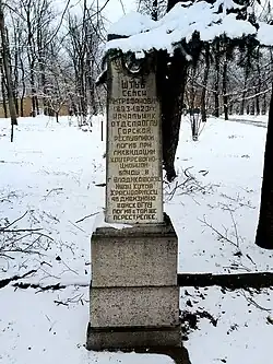 Могила Семёна Штыба, Аллея Славы. Объект культурного наследия.