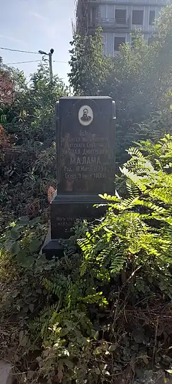 Могила архитектора Н.Д. Маламы