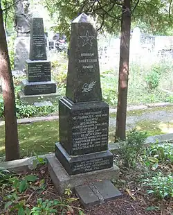 Обелиски над братскими могилами советских воинов в Киеве