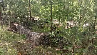 Развалины пассажирского здания