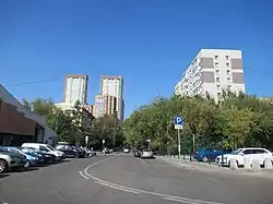 5-я Парковая улица, вид от Измайловского проспекта на север