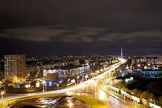 Пересечения Московского шоссе и проспекта Кирова