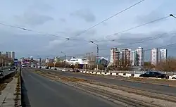 Московское шоссе. Вид с моста.