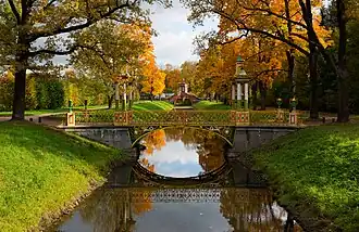 Вид в сторону Крестового моста