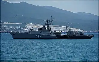 МПК «Поворино» на рейде Новороссийска