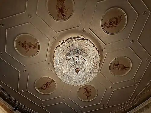 Люстра в зрительном зале