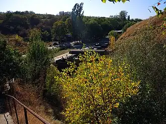 Выставка военной техники на территории заповедника