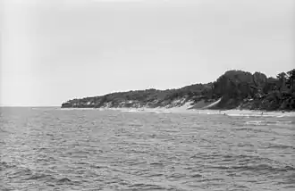 Вид на мыс со стороны г. Пионерский 2020 г.