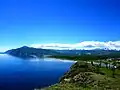 Мыс Лударь, вид из с. Байкальское