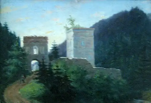 Манявский скит (картина Корнила Устияновича)