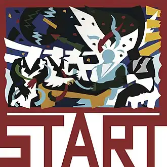 Обложка альбома «Новых композиторов» и музыкантов группы «Кино» «Start» (1987)