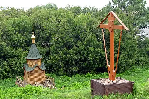 Зимняя часовня-купальня и поклонный крест, 2014