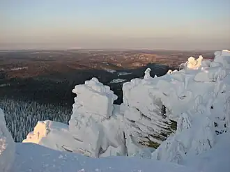 Вид с вершины Полюда