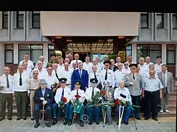 На приёме у Главы РА в честь 100-летия соединения. Майкоп. 2018