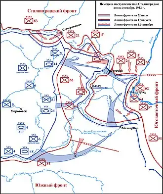 Боевые действия в Большой излучине Дона, конец июля — начало августа 1942 года.